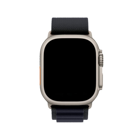 FixPremium - Alpine Loop pašček za Apple Watch (42, 44, 45 in 49mm), črn