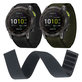 FixPremium - Najlonski trak za Garmin (26mm), črn