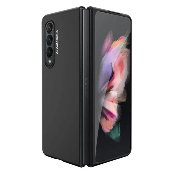 FixPremium - Silikonski ovitek za Samsung Galaxy Z Fold 3, črn