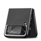 FixPremium - Carbon ovitek za Samsung Galaxy Z Flip 4, rjav