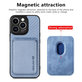 FixPremium - Carbon ovitek z MagSafe Wallet za iPhone 13 mini, črn