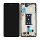 Xiaomi Poco F4 5G - LCD zaslon + steklo na dotik + okvir (Night Black) OLED