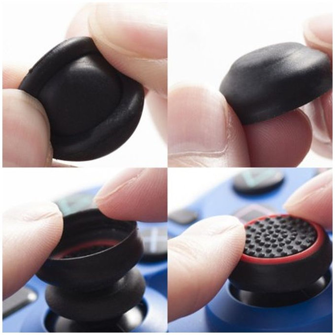 FixPremium - PS4/PS5 Controller Grip Caps - Set 2, modra