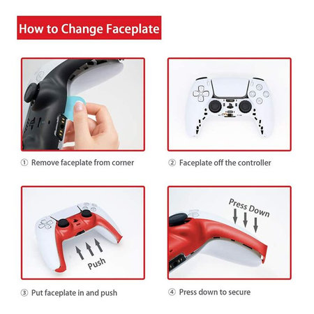 FixPremium - Dekorativni ovitek za PS5 DualSense, roza