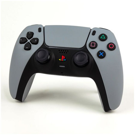 FixPremium - Retro gumb Domov za PS5 DualSense, bel