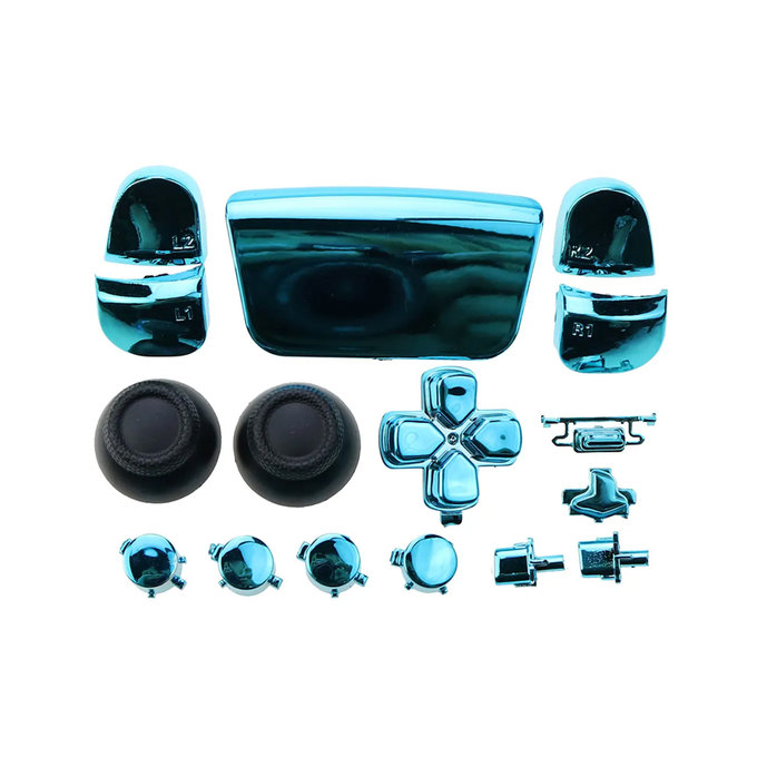 FixPremium - Luksuzni okrasni elementi za PS5 DualSense, modri