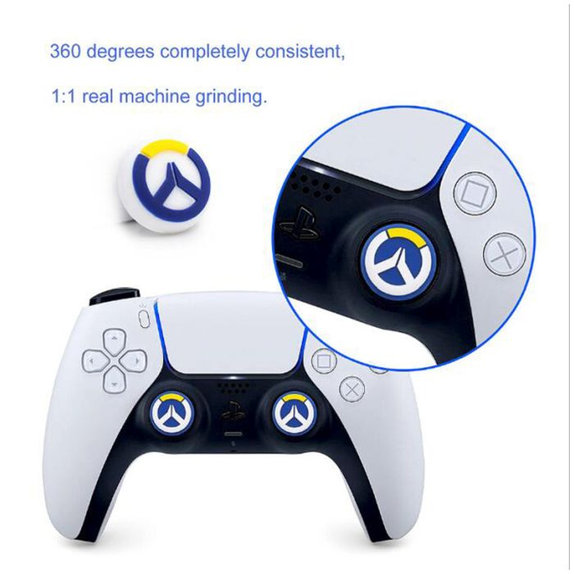 FixPremium - PS4/PS5 Skull Controller Grip Caps - Komplet 2 kosov