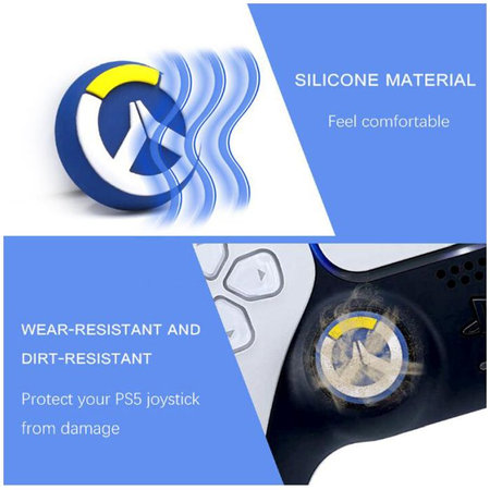 FixPremium - PS4/PS5 Overwatch Controller Grip Caps - Komplet 2 kosov
