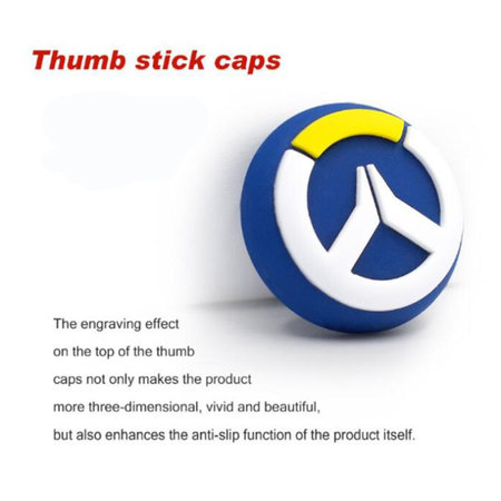 FixPremium - PS4/PS5 Overwatch Controller Grip Caps - Komplet 2 kosov