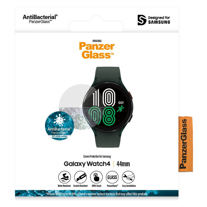 Kaljeno steklo Flat Glass AB za Samsung Galaxy Watch4 44 mm, Prozorna, PanzerGlass