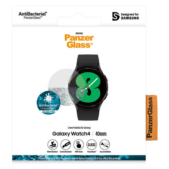 Kaljeno steklo Flat Glass AB za Samsung Galaxy Watch 4 40 mm, Prozorna, PanzerGlass