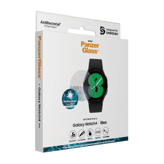 Kaljeno steklo Flat Glass AB za Samsung Galaxy Watch 4 40 mm, Prozorna, PanzerGlass