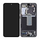 Samsung Galaxy S23 S911B - LCD zaslon + steklo na dotik + okvir (Phantom Black) - GH82-30481A, GH82-30480A Genuine Service Pack