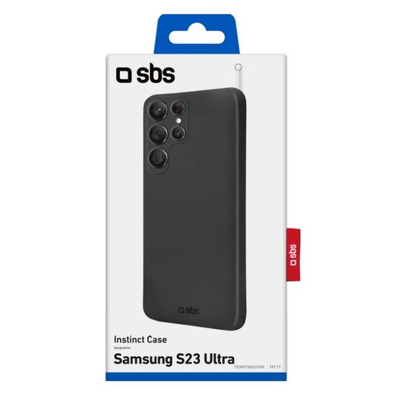 SBS - Ovitek Instinct za Samsung Galaxy S23 Ultra, črn