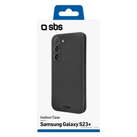 SBS - Ovitek Instinct za Samsung Galaxy S23+, črn
