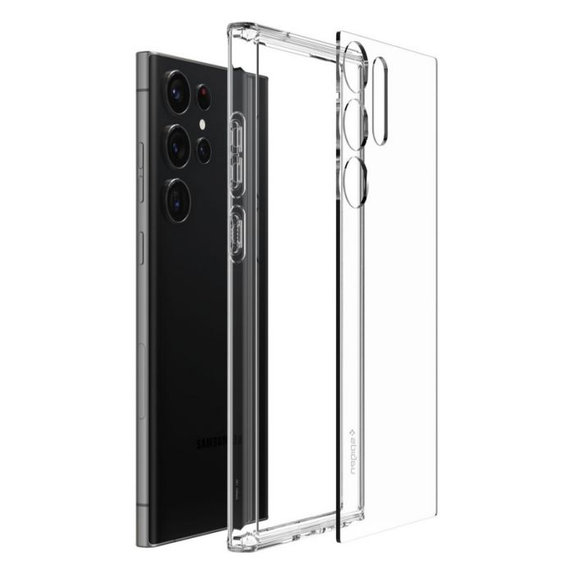 Spigen - Ovitek Ultra Hybrid za Samsung Galaxy S23 Ultra, Crystal Clear