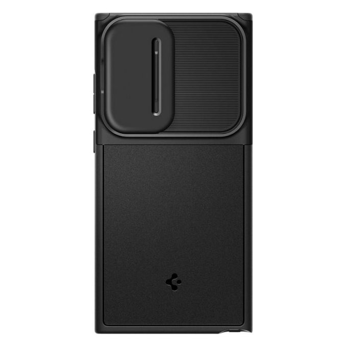 Spigen - Ovitek Optik Armor za Samsung Galaxy S23 Ultra, črna