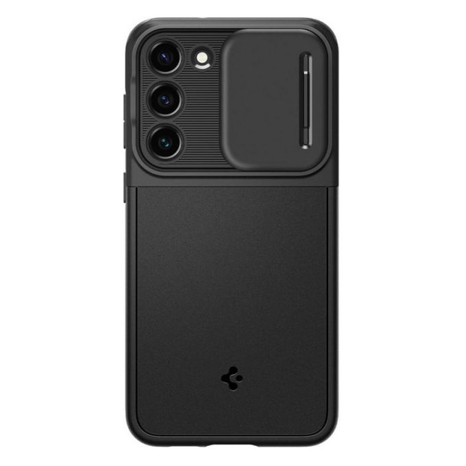 Spigen - Ovitek Optik Armor za Samsung Galaxy S23, črna