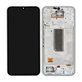 Samsung Galaxy A34 5G A346B - LCD zaslon + steklo na dotik + okvir (Silver) - GH82-31200B, GH82-31201B Genuine Service Pack