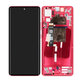 Motorola Edge 30 Fusion - LCD zaslon + steklo na dotik + okvir (Viva Magenta) - 5D68C22034 Genuine Service Pack