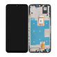 Honor X7a RKY-LX1 RKY-LX2 - LCD zaslon + steklo na dotik + okvir (Midnight Black) - 0235AENA Genuine Service Pack