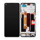 Oppo A54 5G, A74 5G - LCD zaslon + steklo na dotik + okvir (Fluid Black) TFT