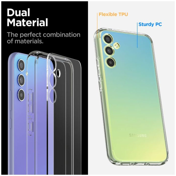 Spigen - Ovitek Ultra Hybrid za Samsung Galaxy A34 5G, Crystal Clear