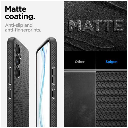 Spigen - Ovitek Liquid Air za Samsung Galaxy A54 5G, Matte Black