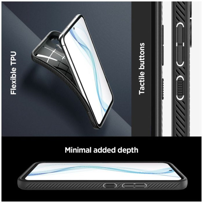 Spigen - Ovitek Liquid Air za Samsung Galaxy A54 5G, Matte Black