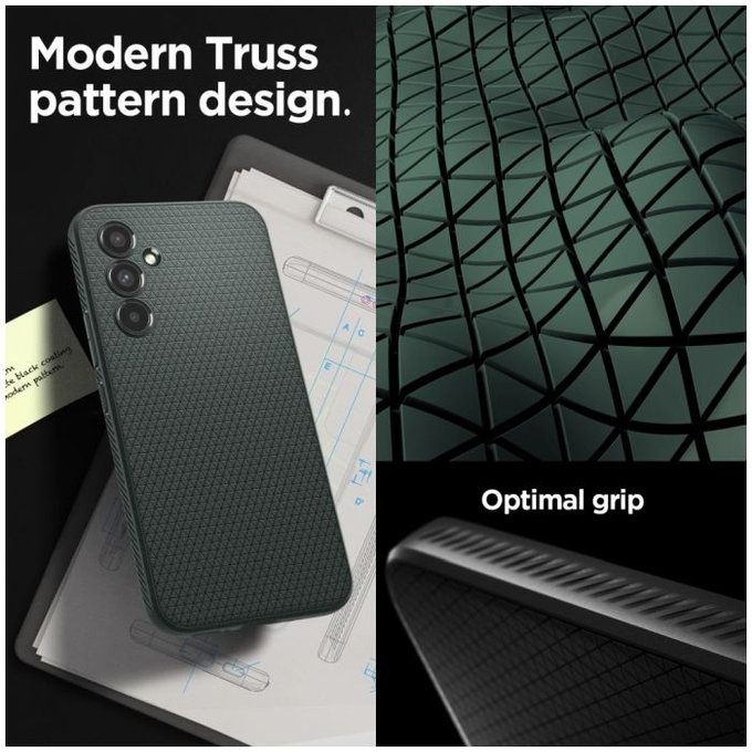 Spigen - Ovitek Liquid Air za Samsung Galaxy A54 5G, Abyss Green