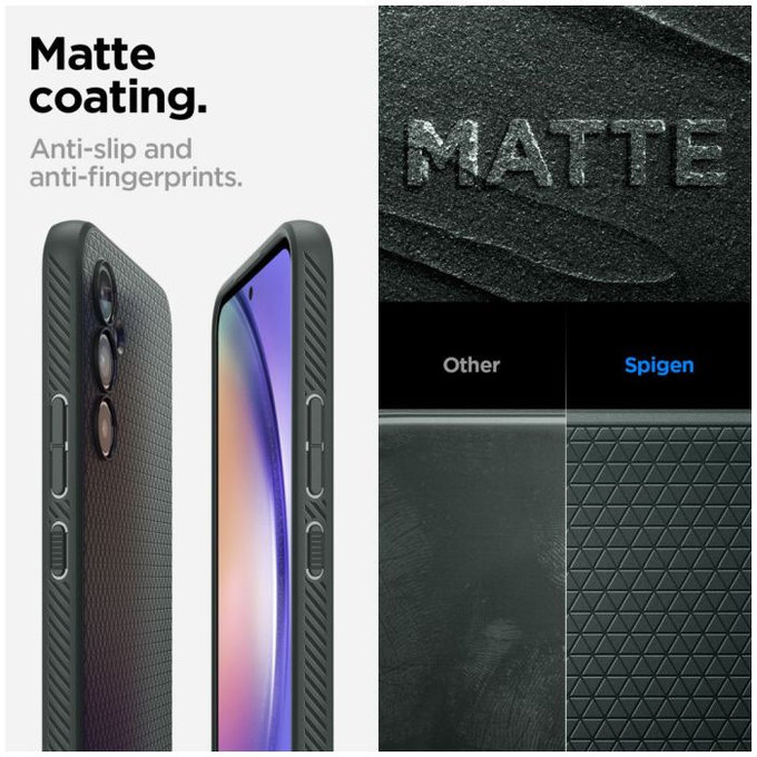 Spigen - Ovitek Liquid Air za Samsung Galaxy A54 5G, Abyss Green