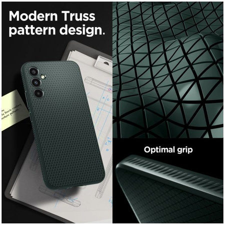 Spigen - Ovitek Liquid Air za Samsung Galaxy A34 5G, Abyss Green