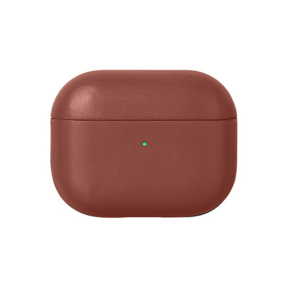FixPremium - usnjena torbica za AirPods 3, rjava