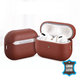 FixPremium - Usnjena torbica za AirPods Pro 2, rjava