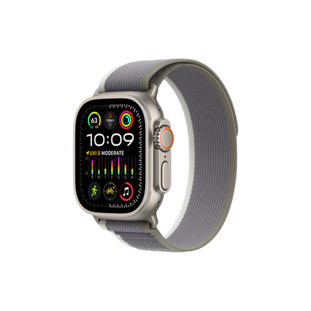 FixPremium - Trail Loop pašček za Apple Watch (42, 44, 45 in 49mm), siv
