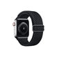 FixPremium - Solo Loop pašček za Apple Watch (42, 44, 45 in 49mm), črn