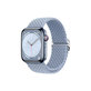 FixPremium - Solo Loop pašček za Apple Watch (42, 44, 45 in 49mm), svetlo modra