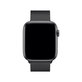 FixPremium - Milanese Loop pašček za Apple Watch (42, 44, 45 in 49mm), črn