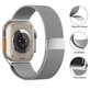 FixPremium - Milanese Loop pašček za Apple Watch (42, 44, 45 in 49mm), črn