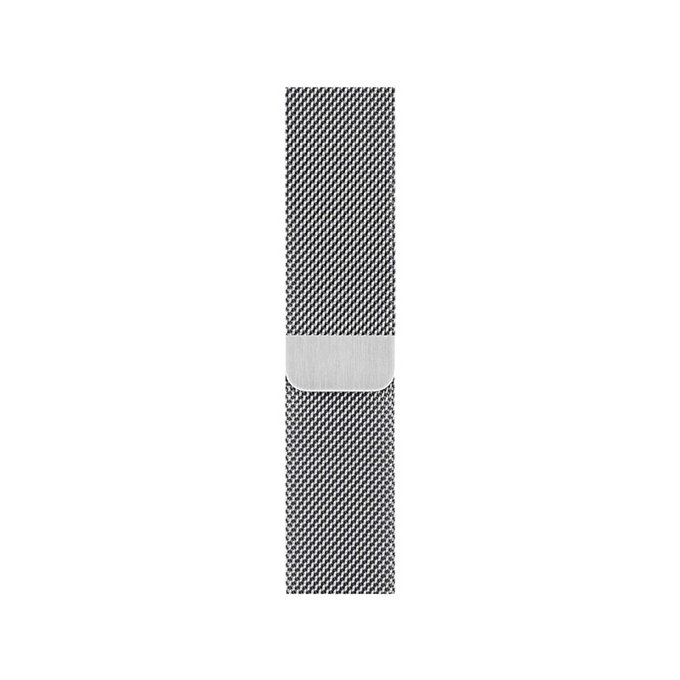 FixPremium - Milanese Loop pašček za Apple Watch (42, 44, 45 in 49mm), srebrn