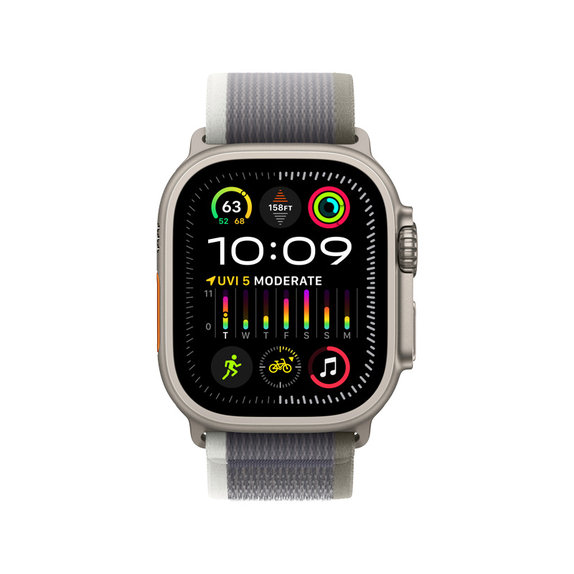 FixPremium - Trail Loop pašček za Apple Watch (38, 40 in 41mm), siv