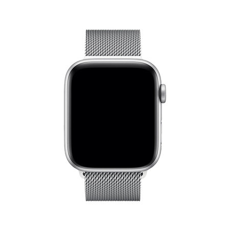 FixPremium - Milanese Loop pašček za Apple Watch (38, 40 in 41mm), srebrn