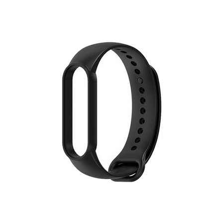 FixPremium - Silikonski trak za Xiaomi Mi Band (5/6/7/7 NFC), črn