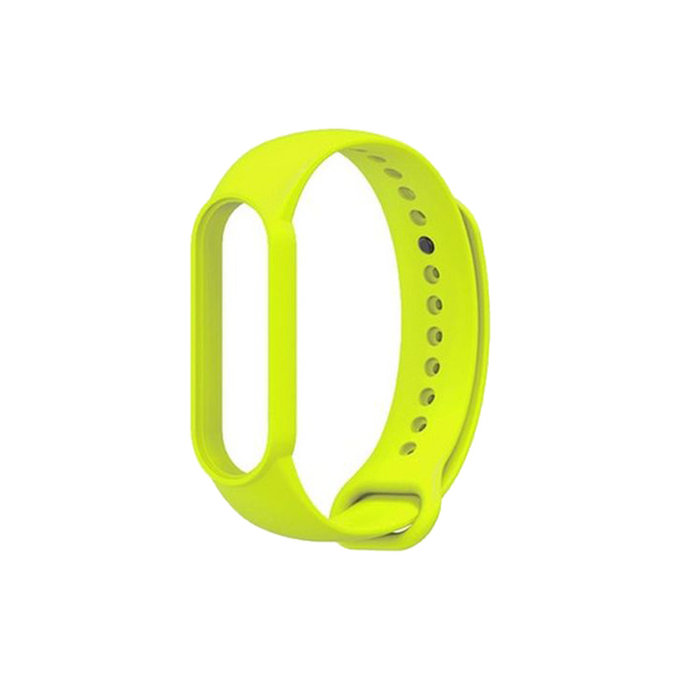 FixPremium - Silikonski trak za Xiaomi Mi Band (5/6/7/7 NFC), rumen