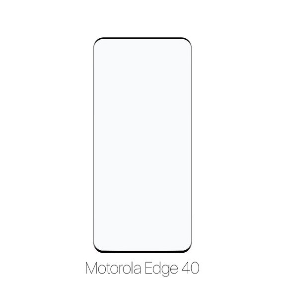 FixPremium FullCover Glass - 3D Kaljeno Steklo za Motorola Edge 40