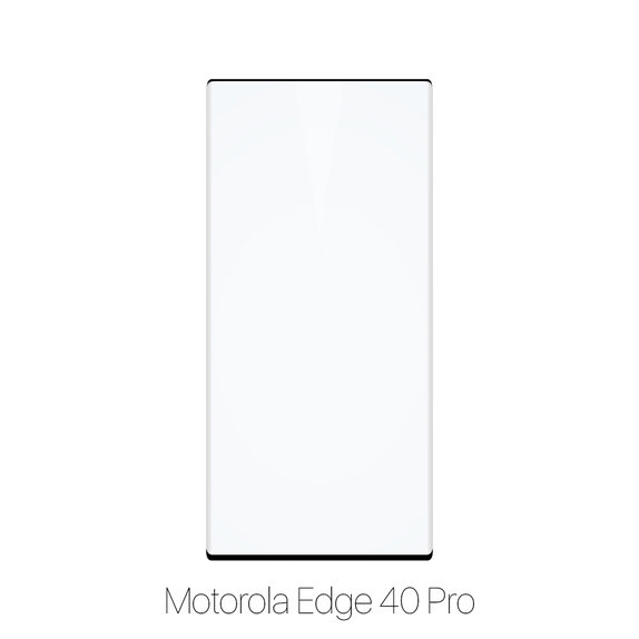 FixPremium FullCover Glass - 3D Kaljeno Steklo za Motorola Edge 40 Pro