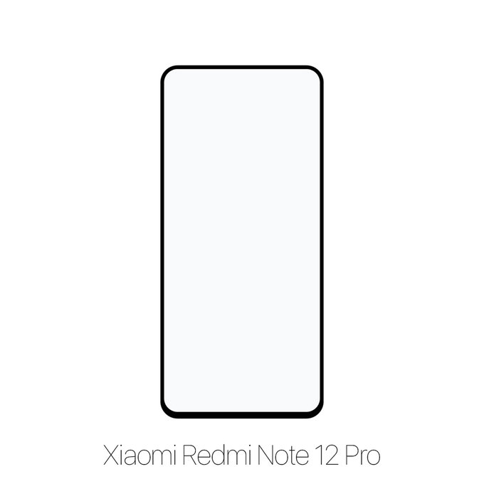 FixPremium FullCover Glass - Kaljeno Steklo za Xiaomi Redmi Note 12 Pro