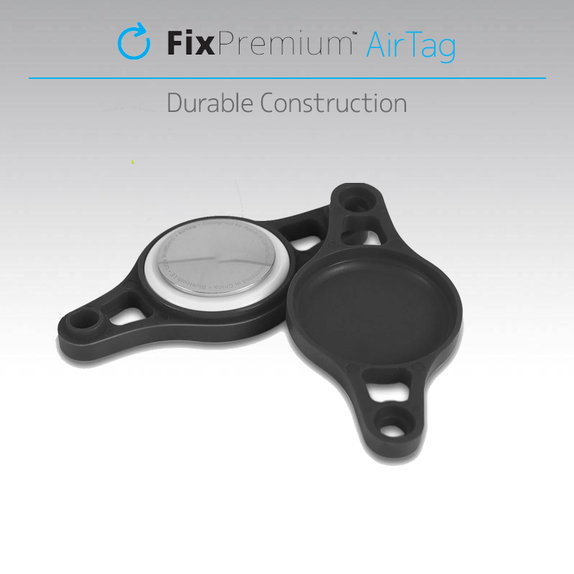 FixPremium - Nosilec za Apple AirTag za kolo, črn