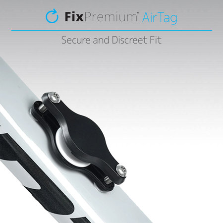 FixPremium - Nosilec za Apple AirTag za kolo, črn