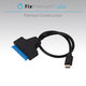 FixPremium - Kabel - USB / SATA 2,5", črn